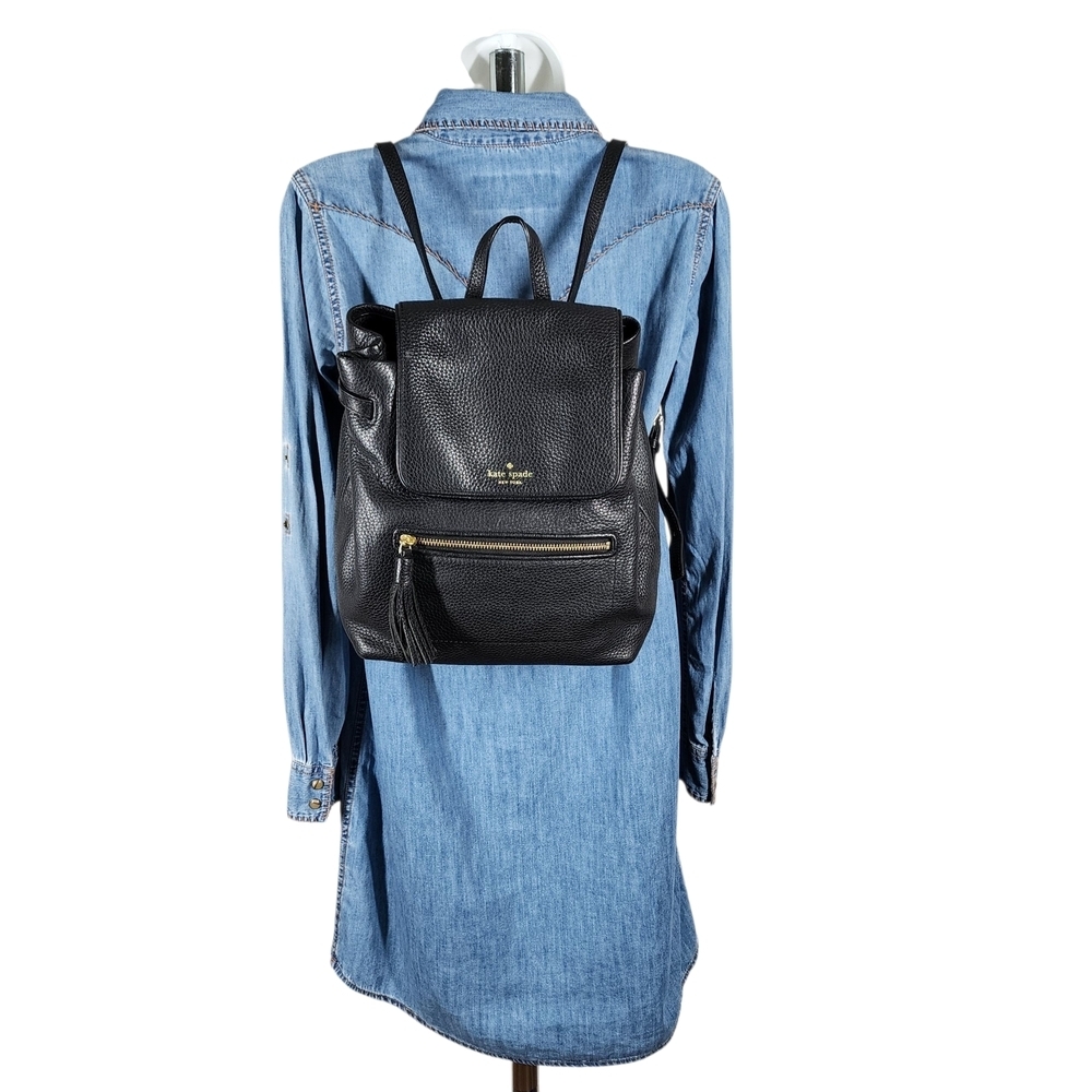KATE SPADE PEBBLE LEATHER BACKPACK